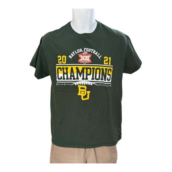 Mens Baylor University Lot of 3 Football T-Shirts~Size M~Gray/Black/Green L15 09 - Picture 9 of 10